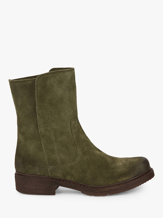 Celtic & Co. Essential Leather Ankle Boots, Olive