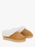 Celtic & Co. Sheepskin Cribba Clog Slippers, Spice