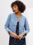AND/OR Sabina Wave Quilted Jacket, Blue