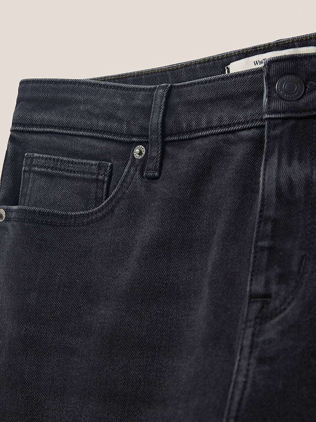 White Stuff Katy Relaxed Slim Jeans, Washed Black