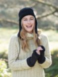 Celtic & Co. Sheepskin Wristwarmers, Ink