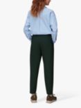 Whistles Lila Ponte Trousers, Dark Green