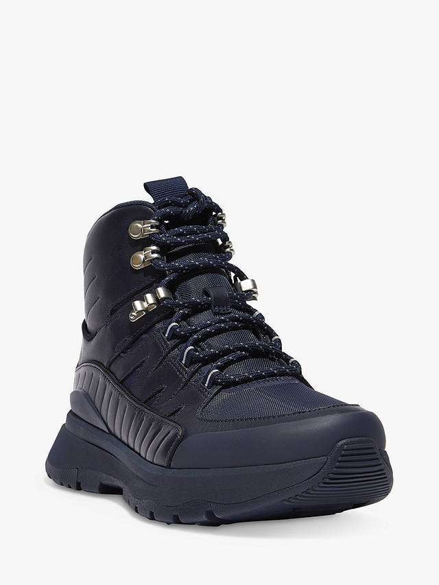 FitFlop Neo Leather Mix Hiking Boots, All Midnight Navy