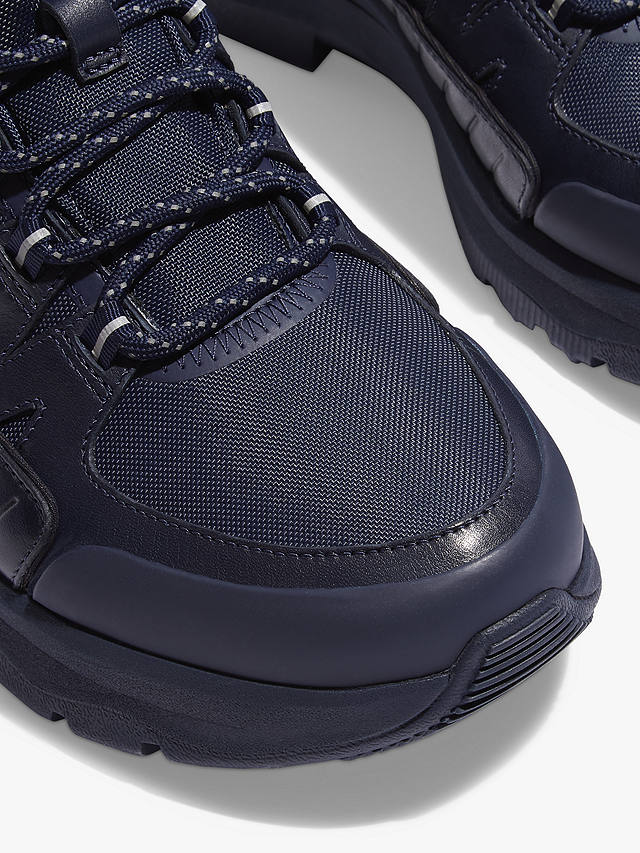 FitFlop Neo Leather Mix Hiking Boots,  All Midnight Navy 