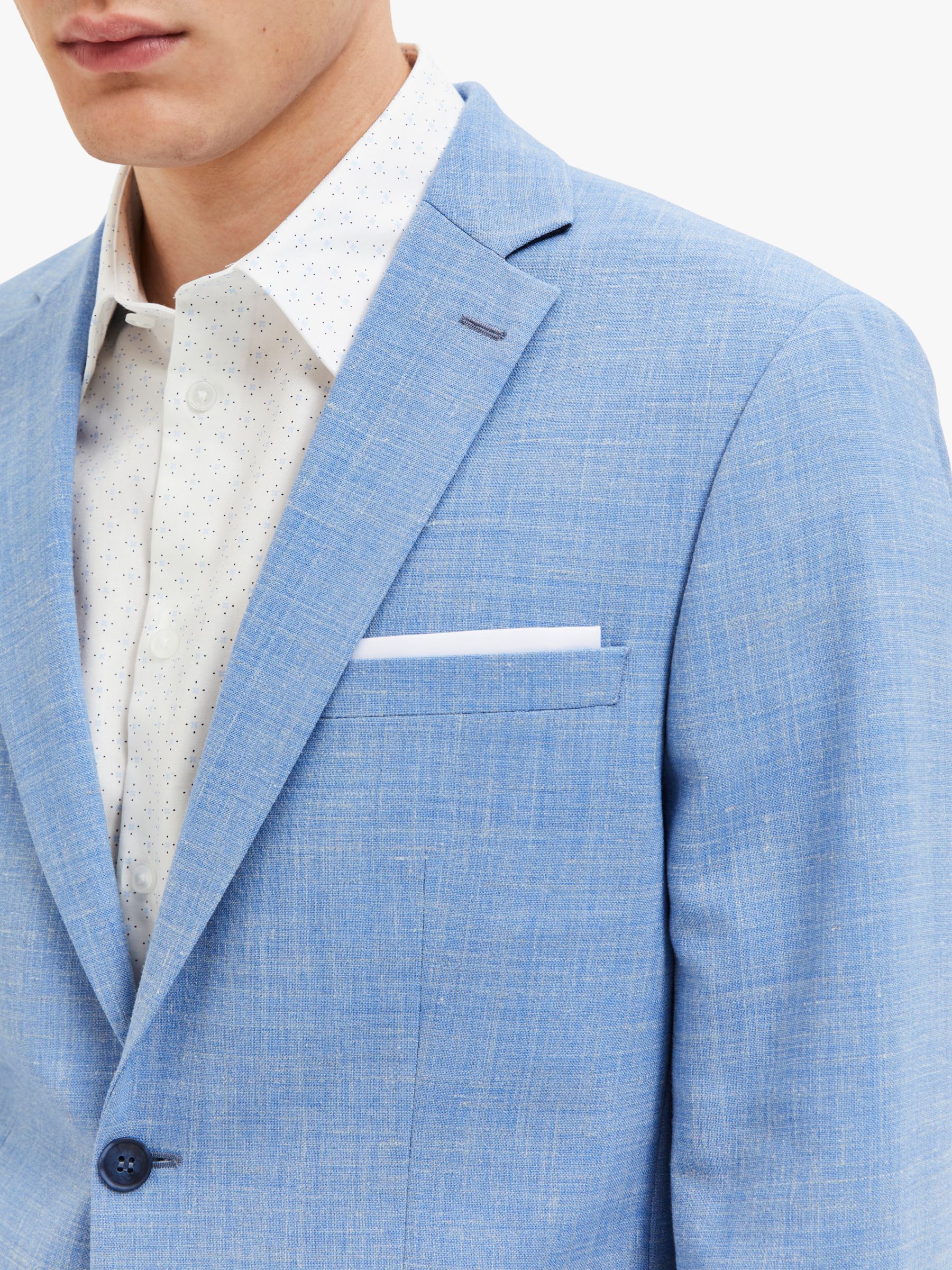 Buy Light Blue Slim Fit Suit Blazer for Men at SELECTED HOMME