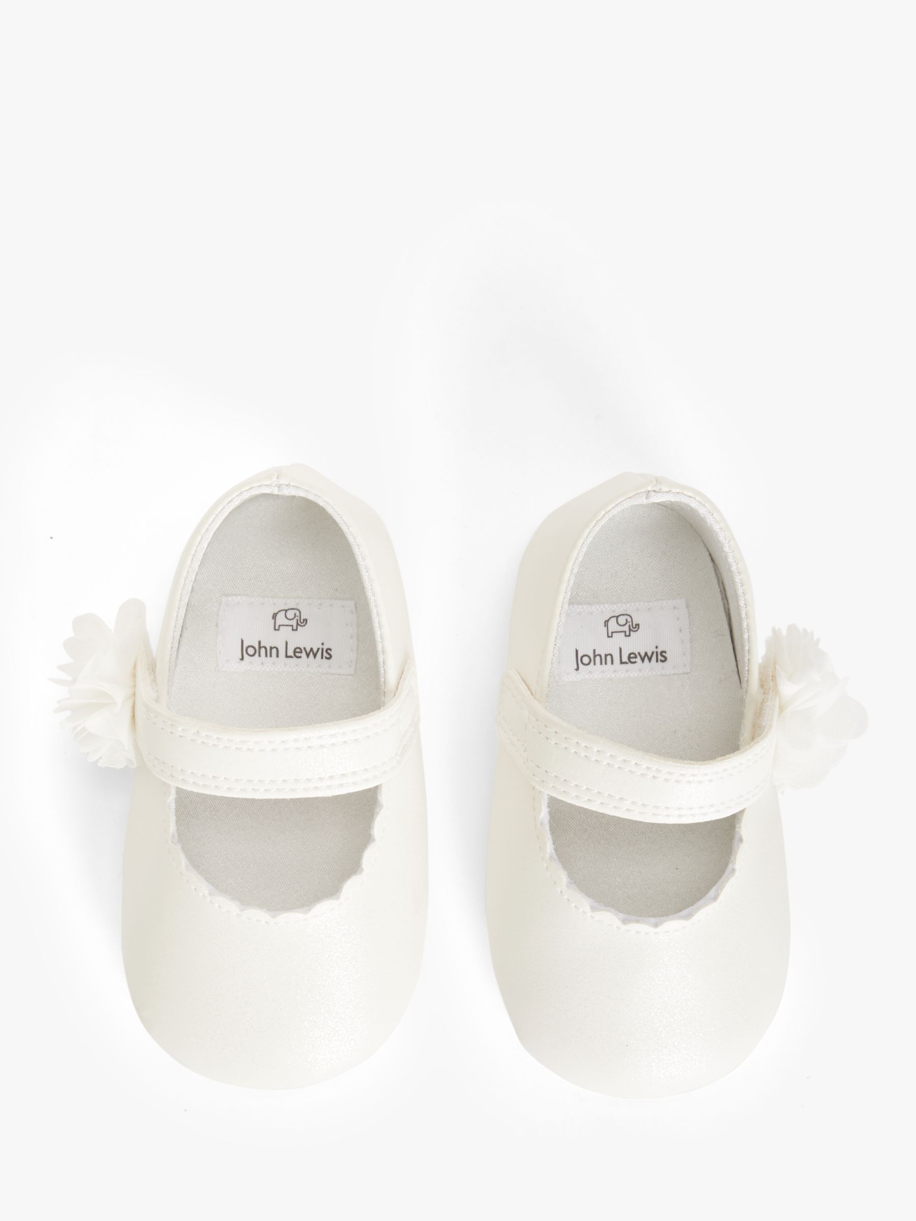 Buy John Lewis Baby Christening Shoes and Headband Set Online at johnlewis.com