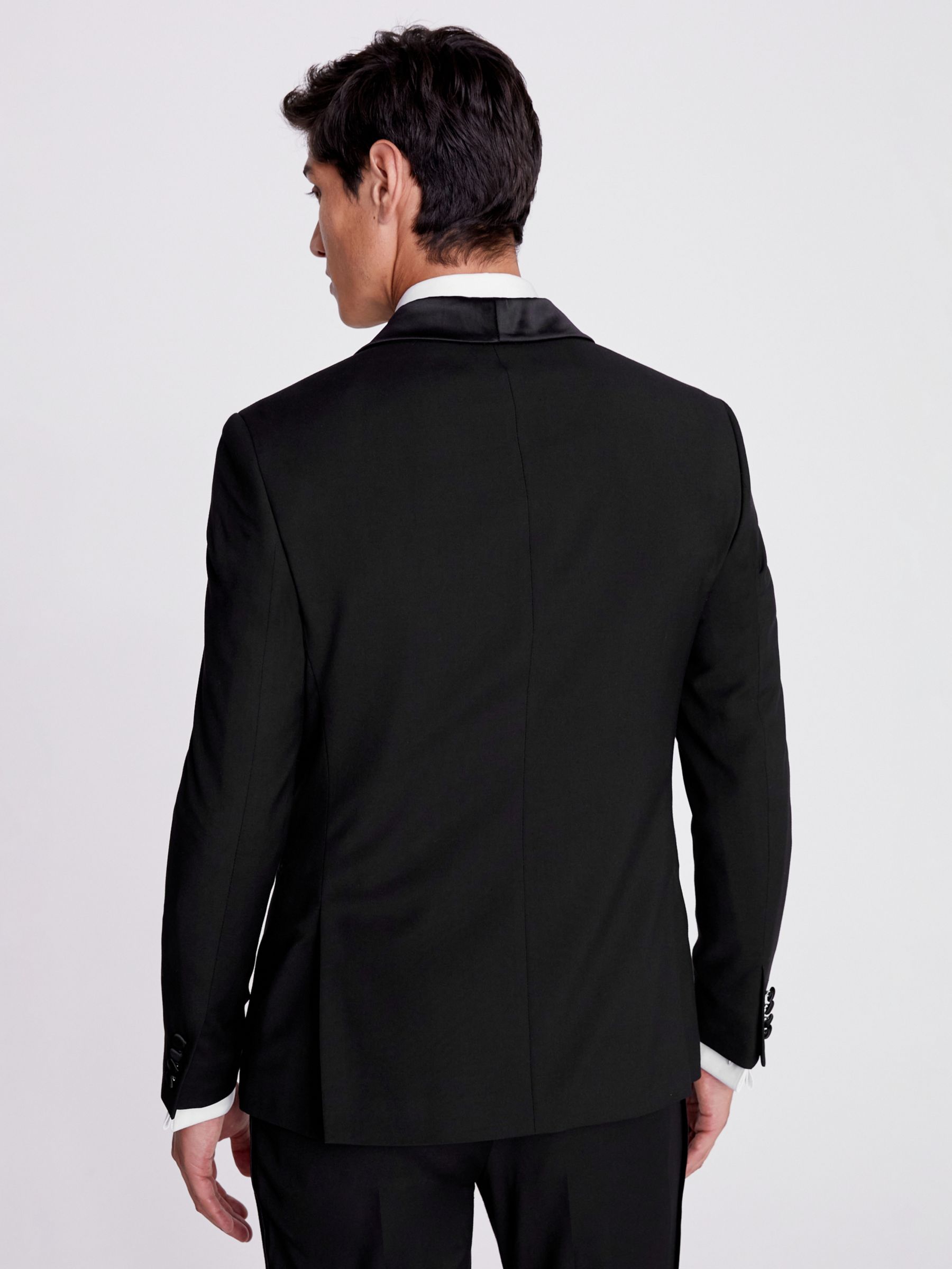 Moss Slim Fit Tuxedo Jacket, Black, 34S