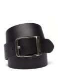 Rodd & Gunn Coronet Crescent Leather Belt, Nero
