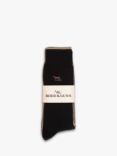 Rodd & Gunn Plain Ankle Socks, Pack of 3, Brown/Multi