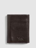 Rodd & Gunn French Farm Valley Tri-Fold Leather Wallet, Chocolate