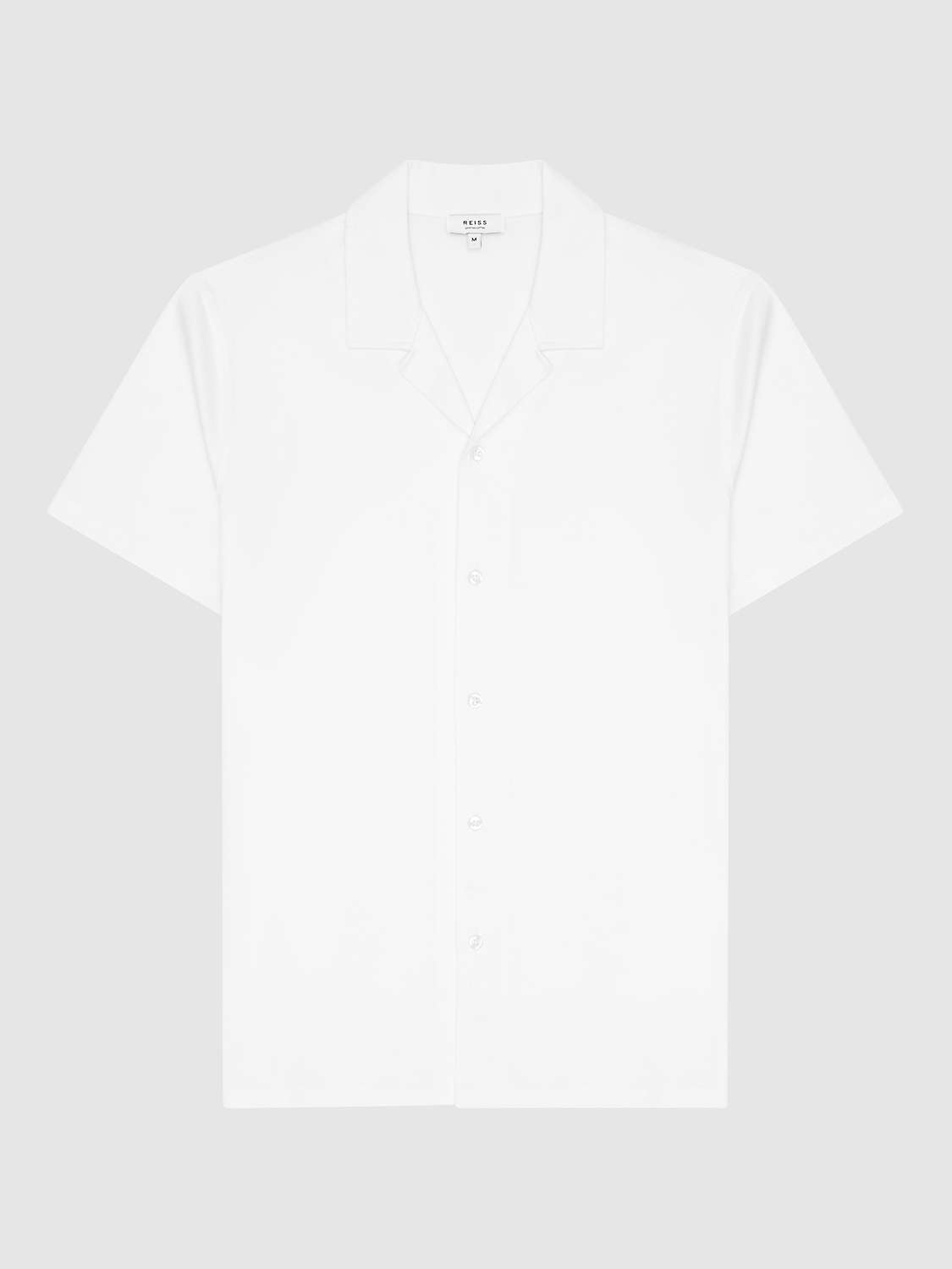 Buy Reiss Caspa Cuban Collar Short Sleeve Shirt Online at johnlewis.com