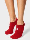 Sweaty Betty Workout Trainer Socks, Pack of 3, Vine Red/Multi
