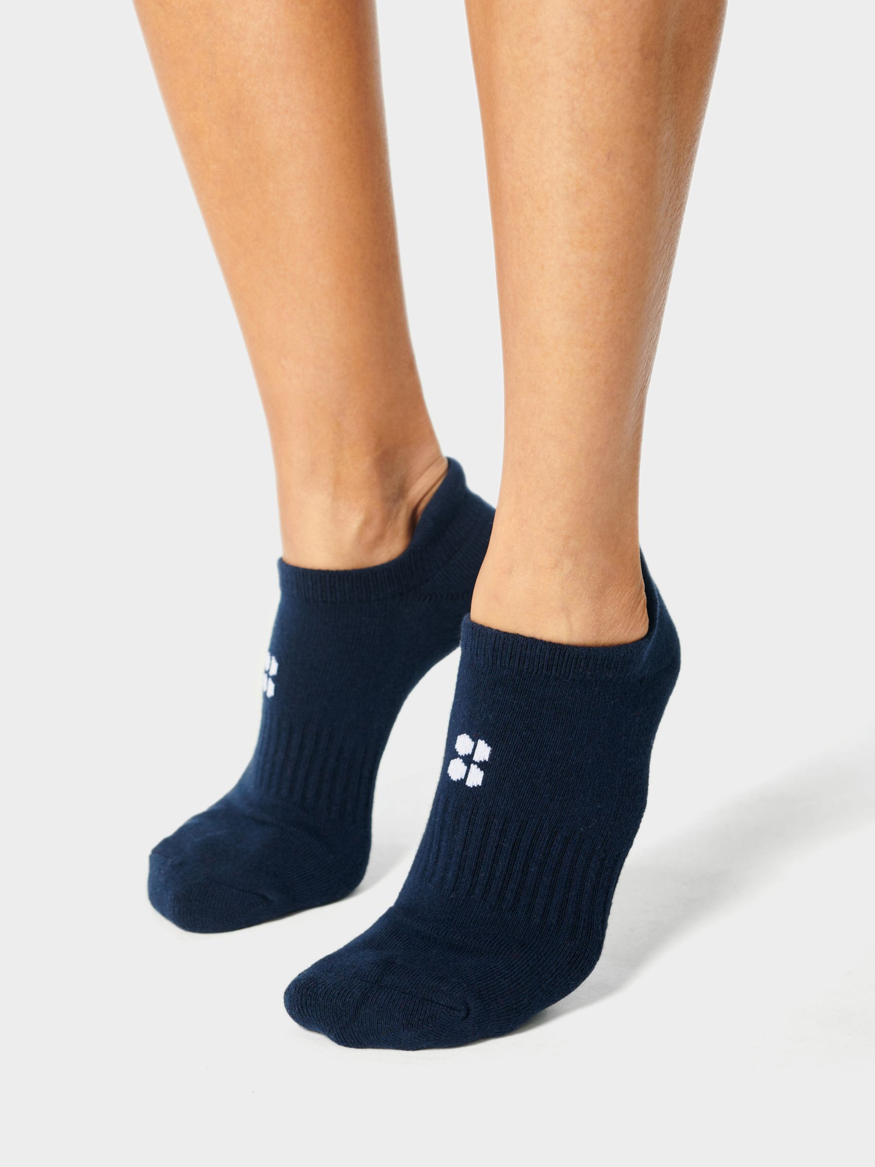 Buy Sweaty Betty Workout Trainer Socks, Pack of 3, Vine Red/Multi Online at johnlewis.com