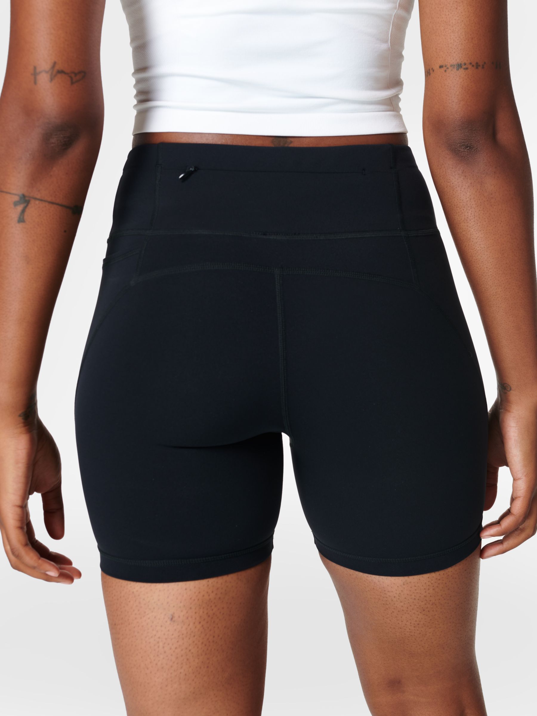 Buy Sweaty Betty Power 6" Biker Shorts, Black Online at johnlewis.com