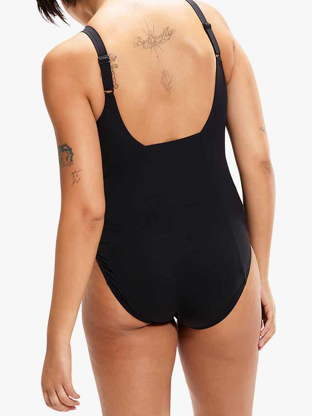 Speedo Shaping ContourEclipse Swimsuit, Black/White