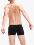Speedo Hyper Boom Spliced Swim Shorts, Black/Dove Grey