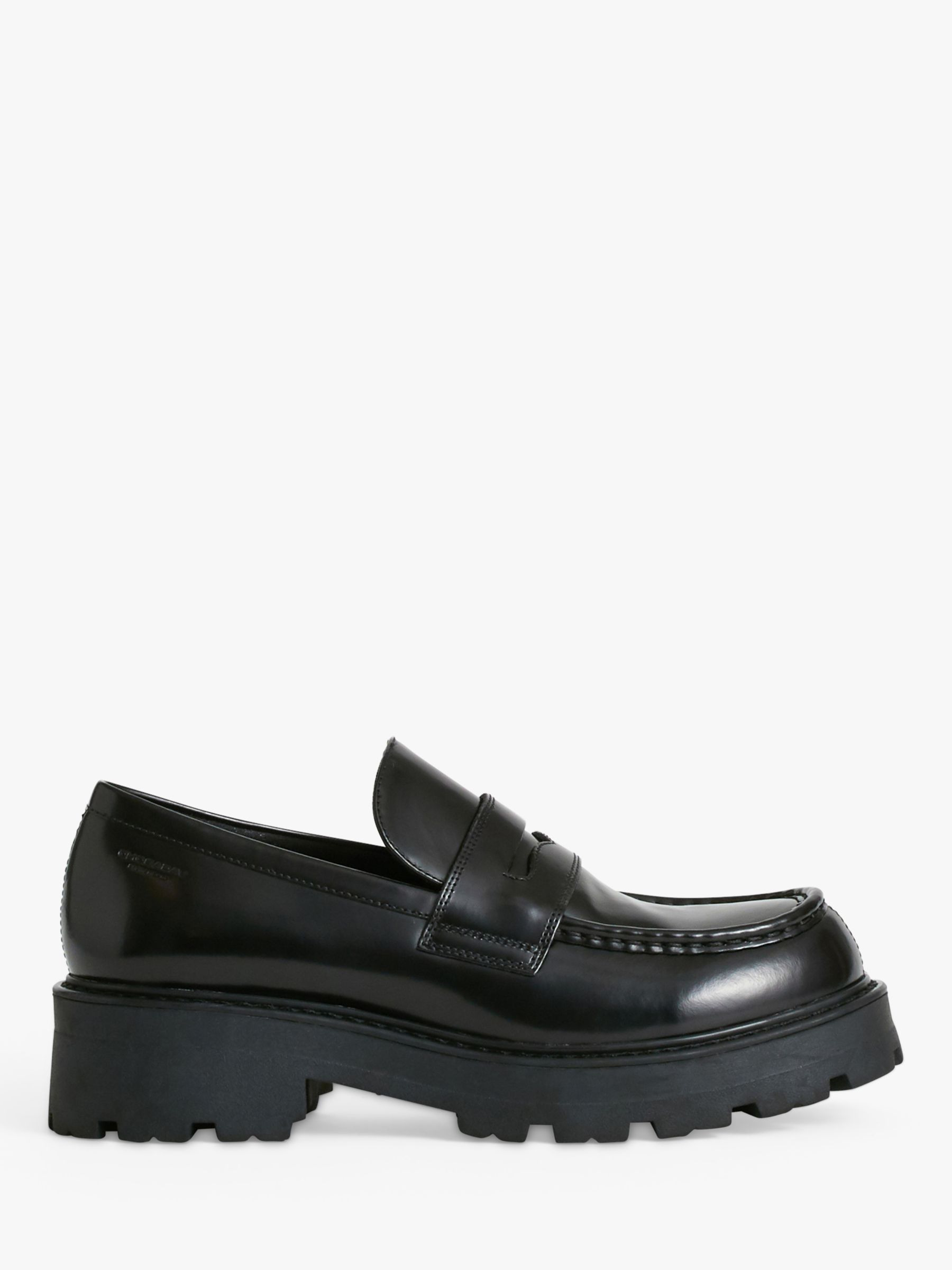 Vagabond Shoemakers Cosmo 2.0 Leather Chunky Loafers, Black at John ...