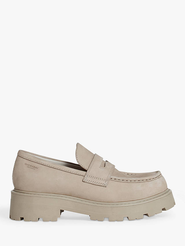 Vagabond Shoemakers Cosmo 2.0 Nubuck Chunky Loafers, Sand at John Lewis ...