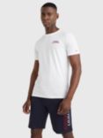 Tommy Hilfiger Crew Neck Short Sleeve Lounge Top, White