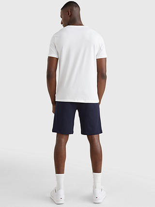 Tommy Hilfiger Crew Neck Short Sleeve Lounge Top, White