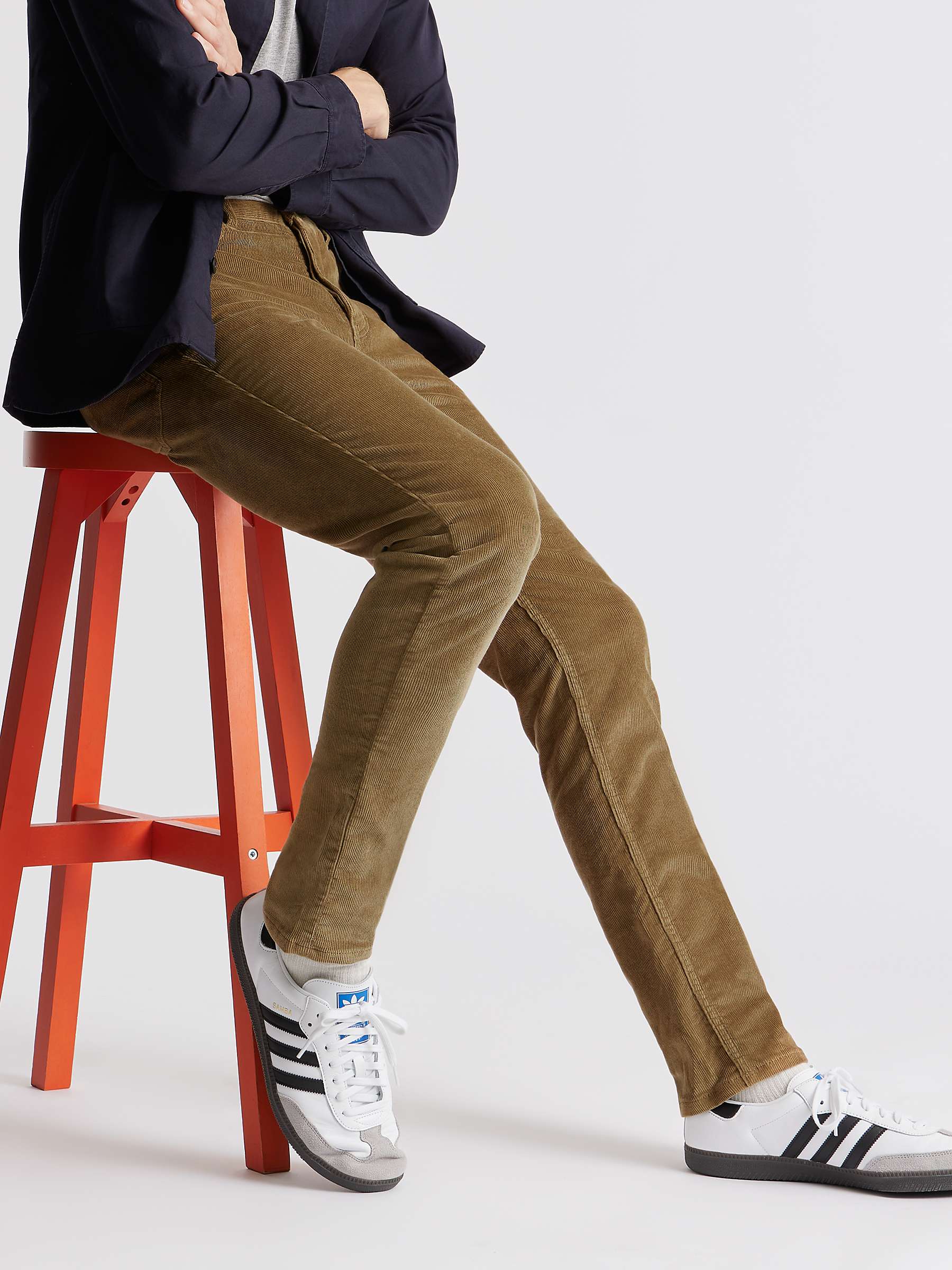 Buy SPOKE Fives Build B Regular Fit Corduroy Trousers Online at johnlewis.com