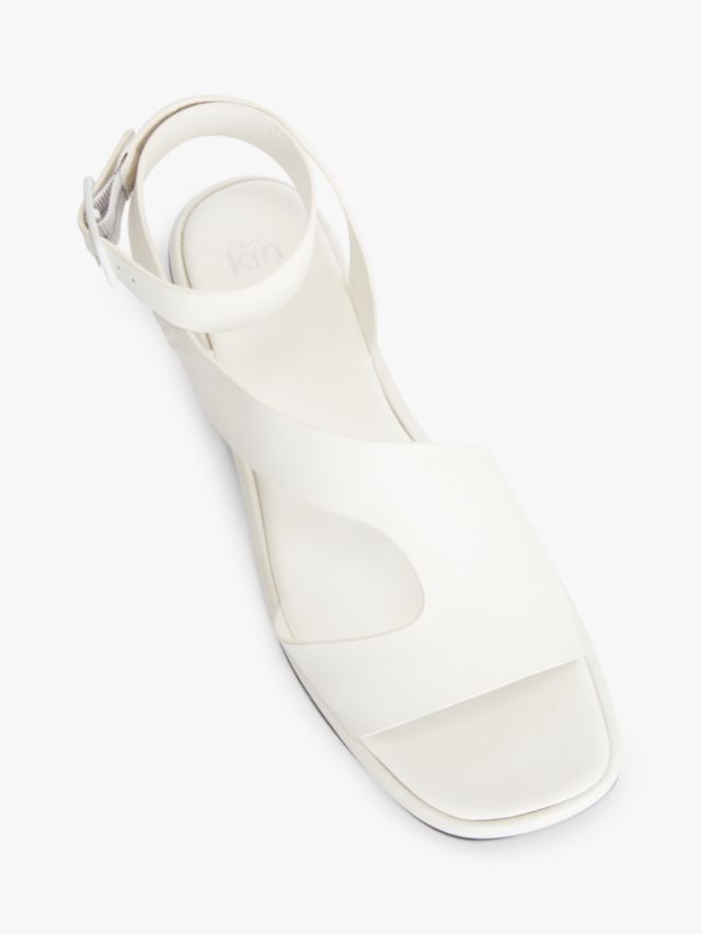 White cut best sale out sandals