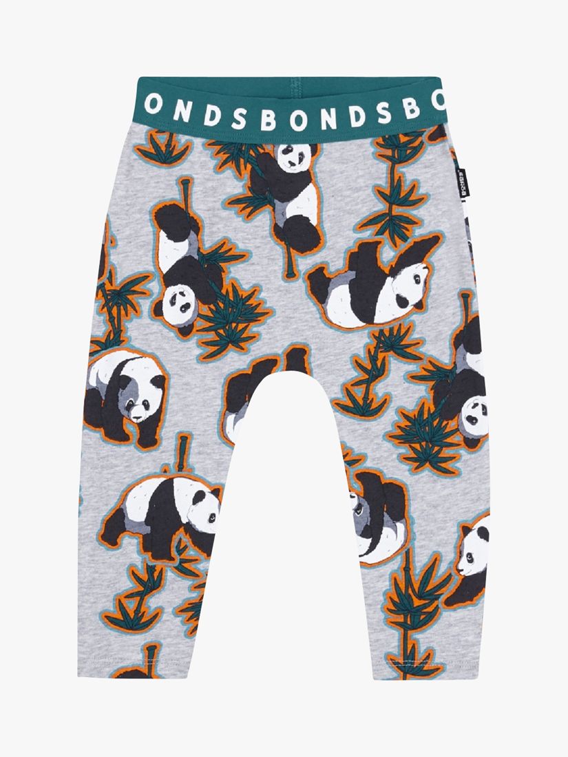 Bonds Baby Panda Leggings, Grey Marl, Newborn