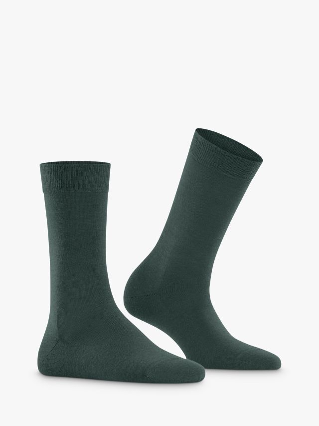FALKE Soft Merino Wool Ankle Socks, Pine Grove, M