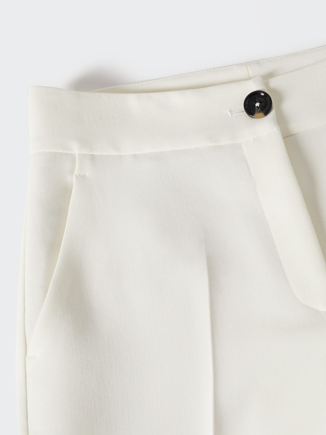 Mango Simon Tailored Trousers, Light Beige at John Lewis & Partners