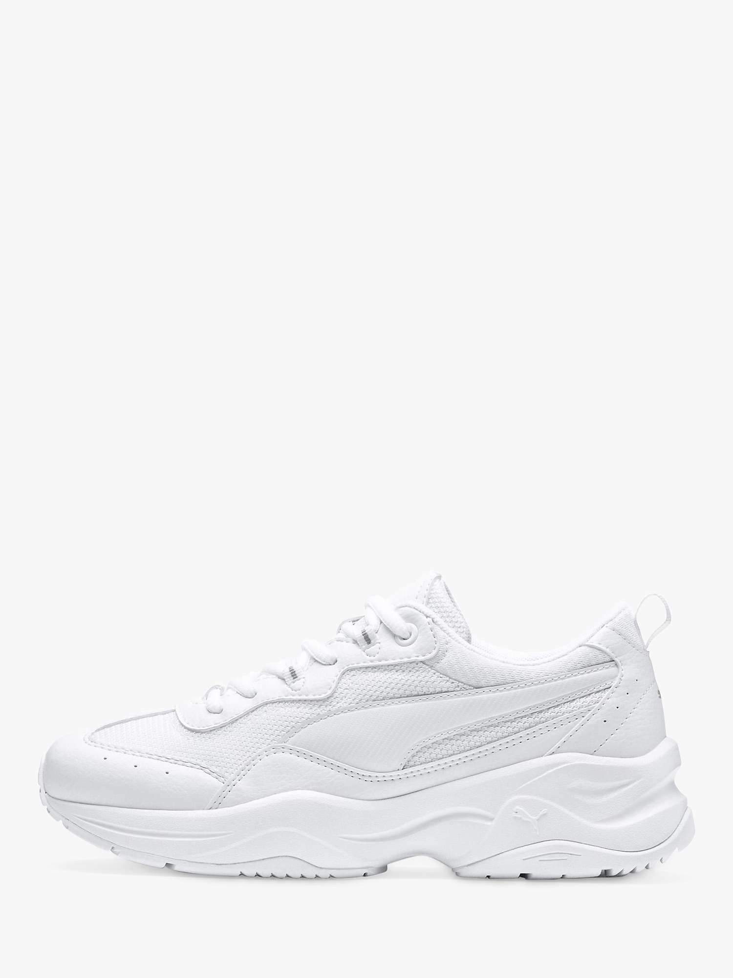 Buy PUMA Cilia Chunky Trainers, White Online at johnlewis.com