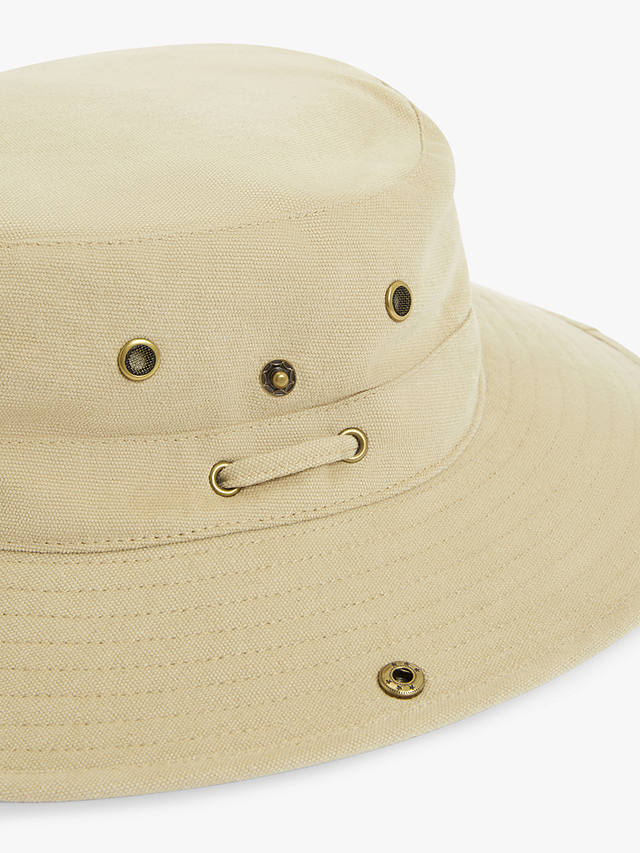John Lewis Cotton Safari Hat, Stone