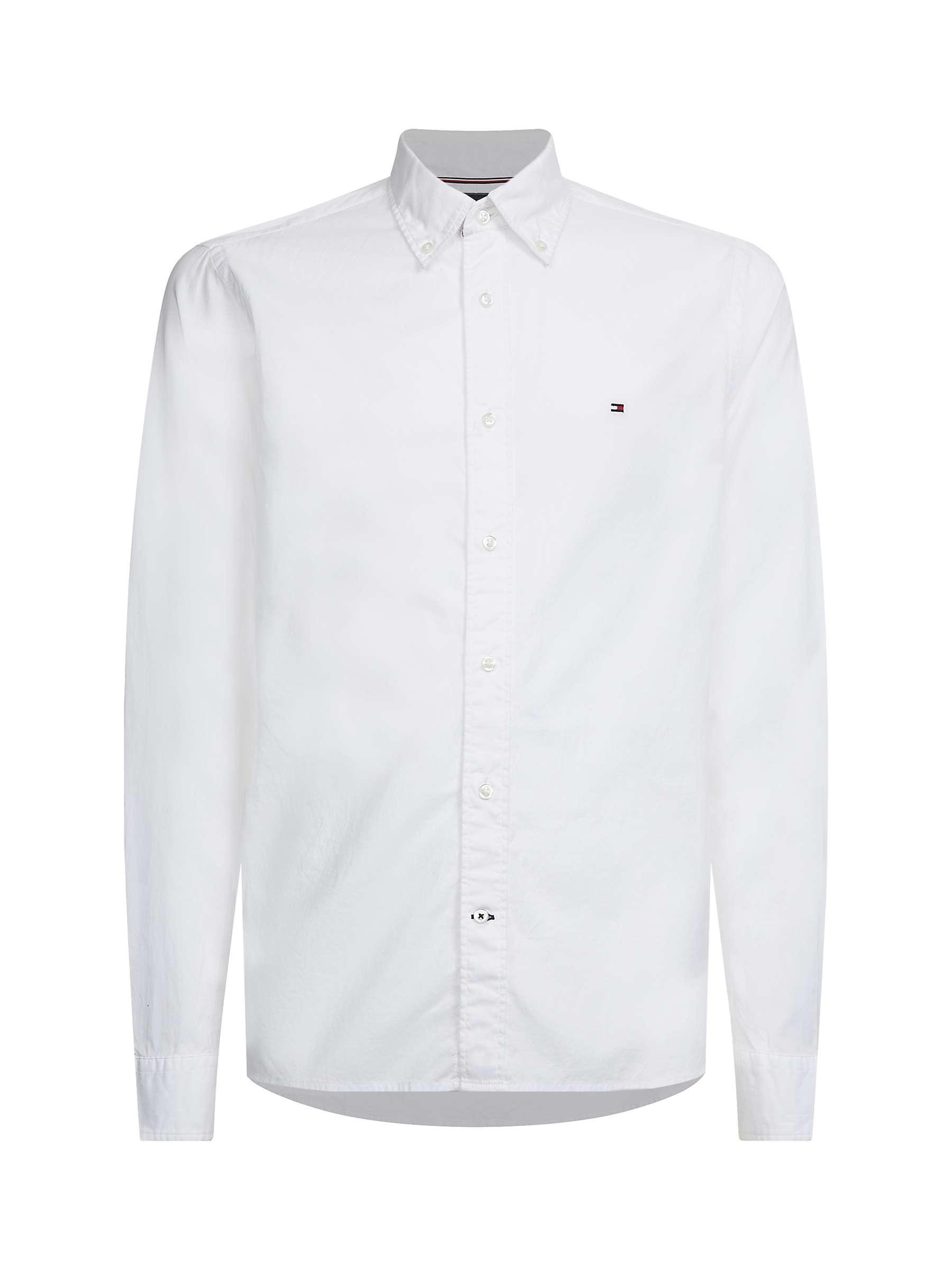 Buy Tommy Hilfiger Poplin Shirt, White Online at johnlewis.com