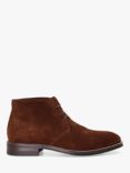Dune Maloney Suede Natural Sole Boots, Brown, Brown-suede