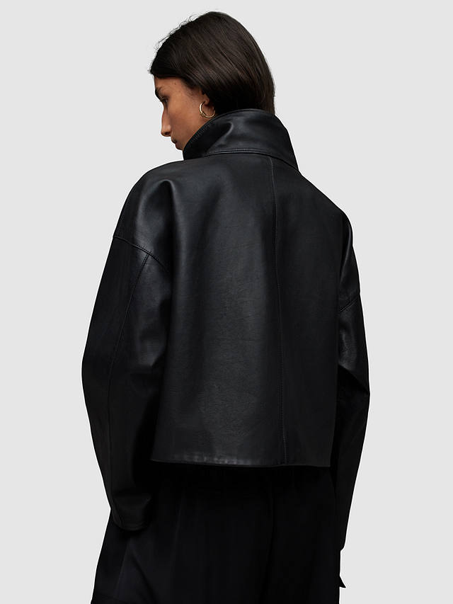 AllSaints Ryder Leather Jacket, Black