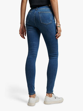 Superdry Vintage High Rise Skinny Jeans, Fulton Vintage Blue