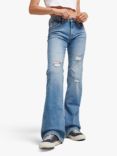 Superdry Mid Rise Slim Flare Jeans, Bleeker Vintage