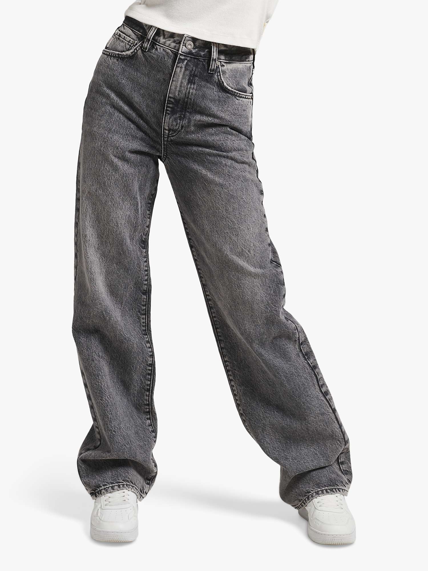 Buy Superdry Organic Cotton Vintage Wide Leg Jeans Online at johnlewis.com