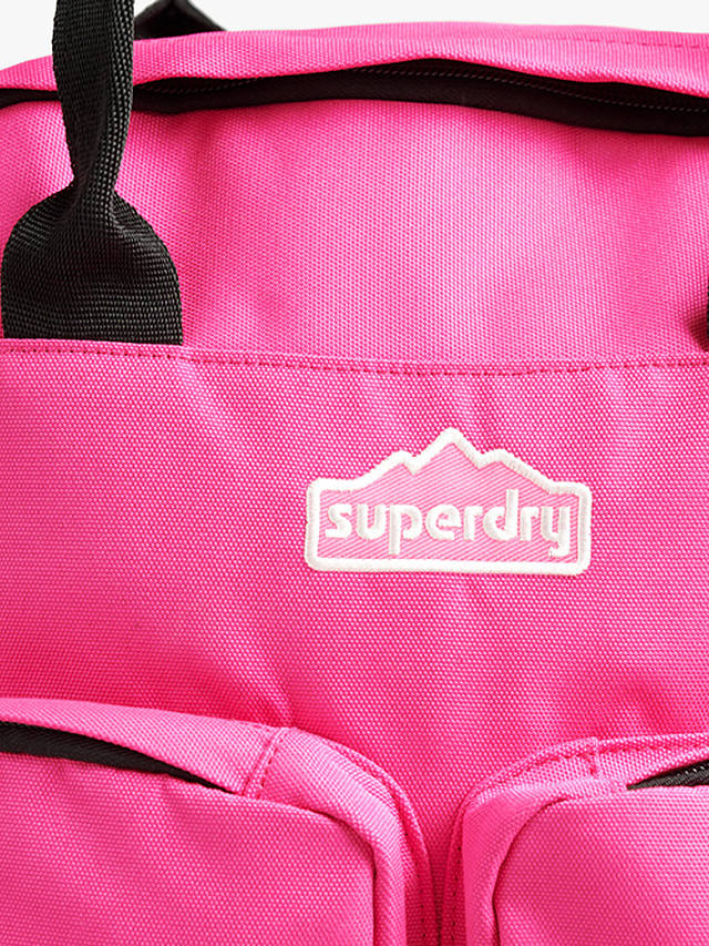 Superdry Top Handle Backpack, Raspberry Pink