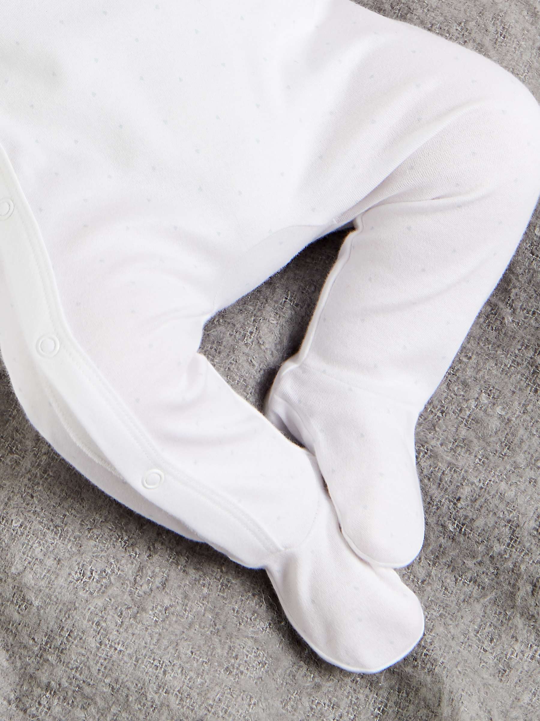Buy Mini Cuddles Baby Brother Sleepsuit, Blue/Zebra Online at johnlewis.com