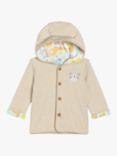 Mini Cuddles Baby Little Bear Hooded Jacket, Beige
