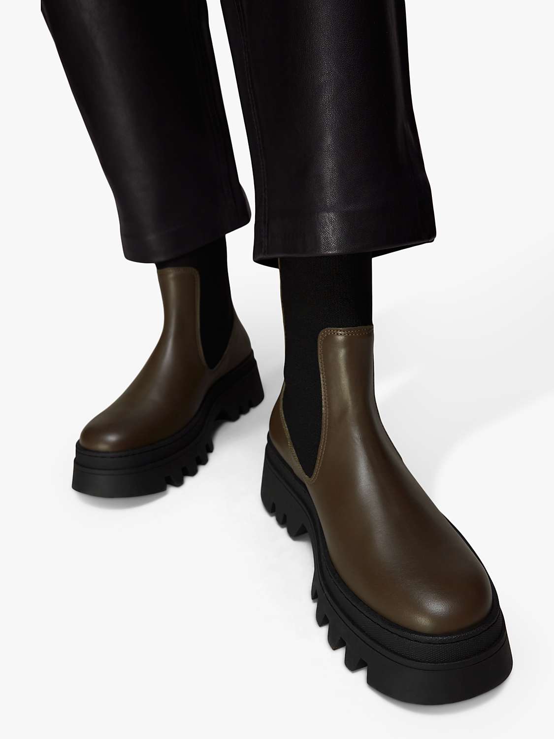 Buy Whistles Hatton Chunky Leather Chelsea Boots Online at johnlewis.com