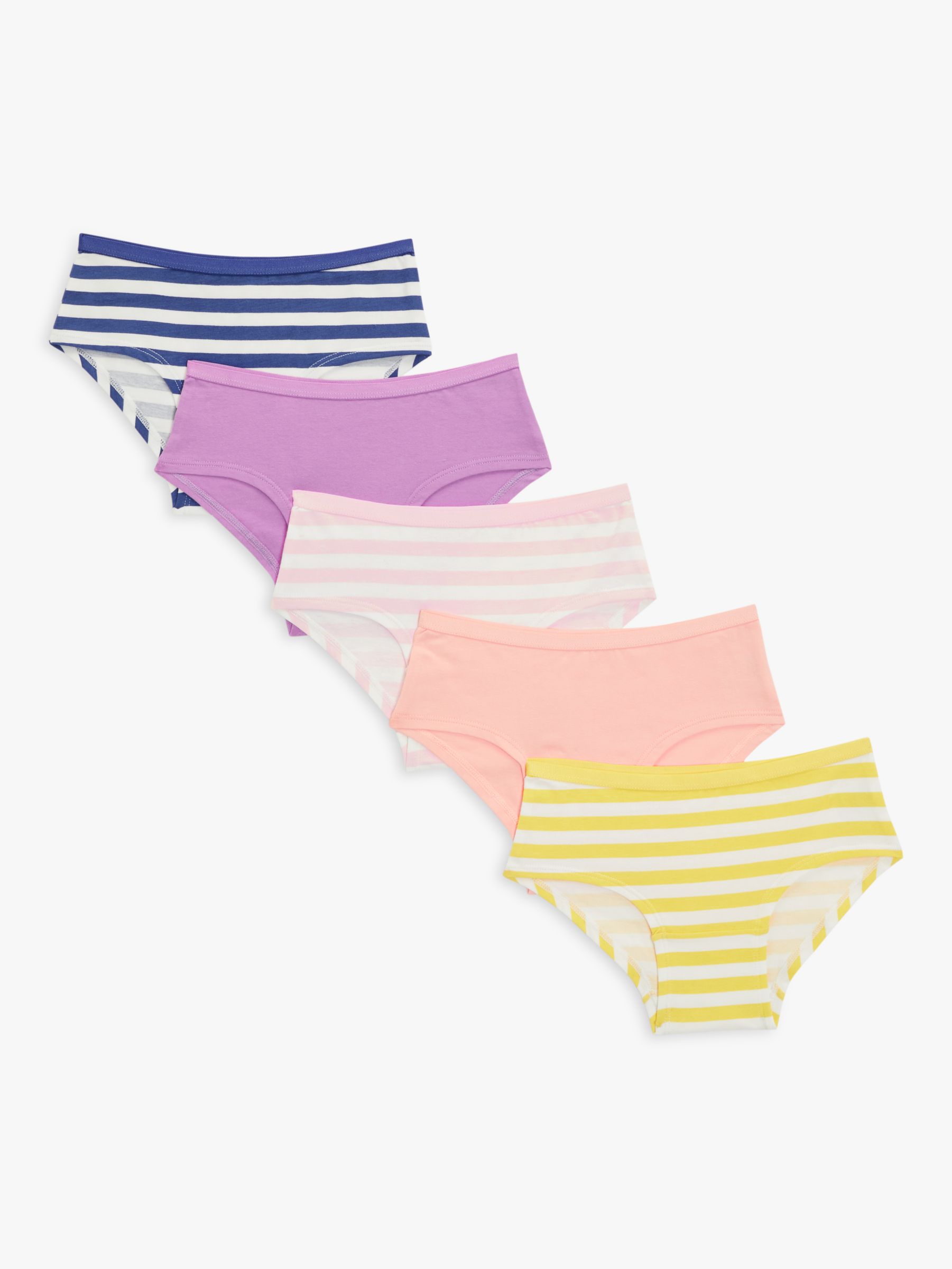 Justice Girls Shades Collection Shortie Undies, 5-Pack, Sizes 6
