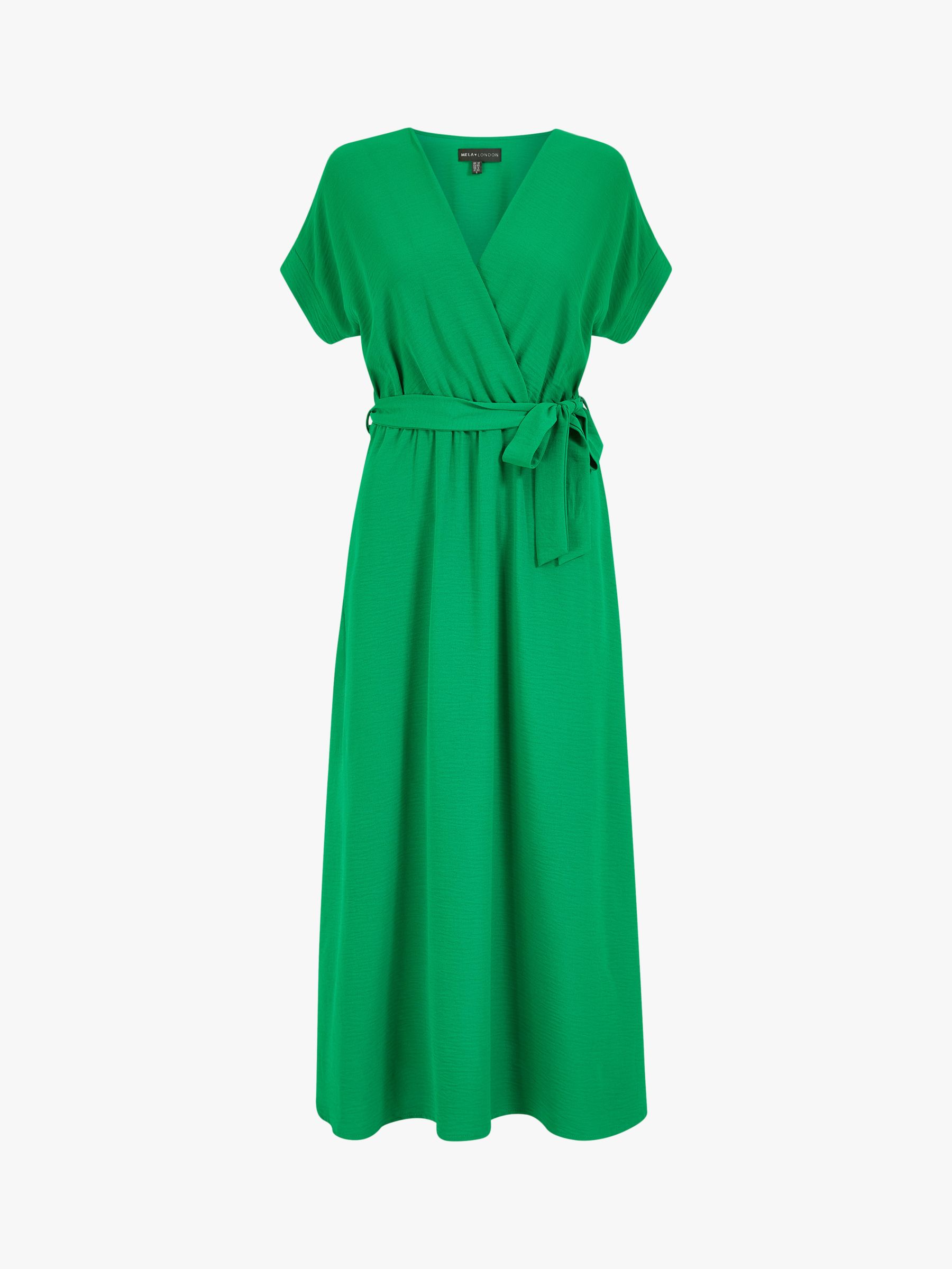 Mela London Kimono Sleeve Wrap Midi Dress at John Lewis & Partners
