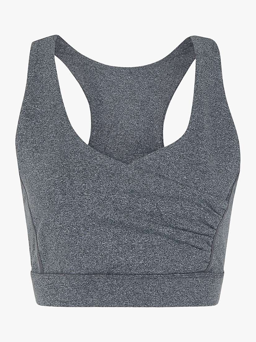 Buy Whistles Wrap Over Sports Bra, Grey Online at johnlewis.com