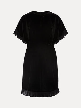 Phase Eight Gianna Velvet Mini Dress, Black