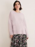 Phase Eight Hayleigh Oversized Wool Blend Jumper, Soft Lilac