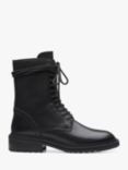 Clarks Tilham Lace Leather Ankle Boots