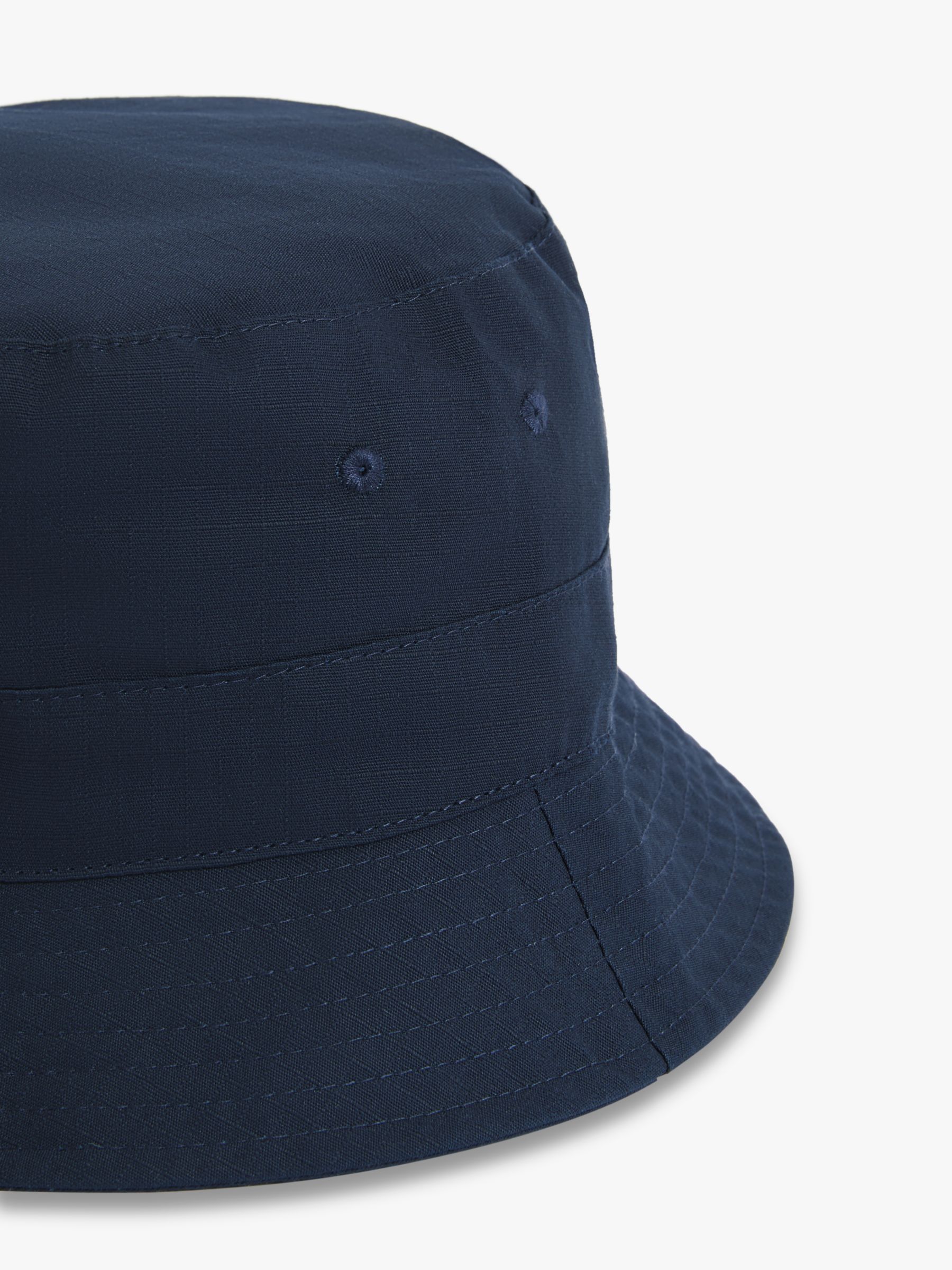 John Lewis Ripstop Bucket Hat, Navy at John Lewis & Partners