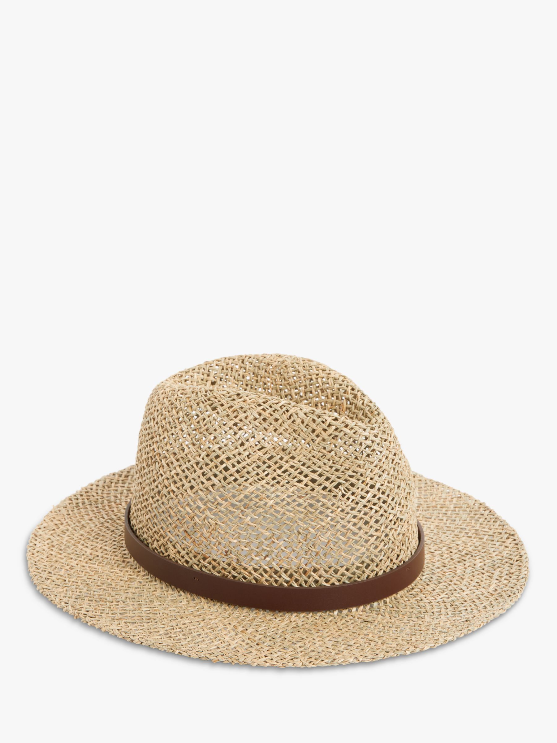 Buy John Lewis Seagrass Fedora Hat, Neutral Online at johnlewis.com