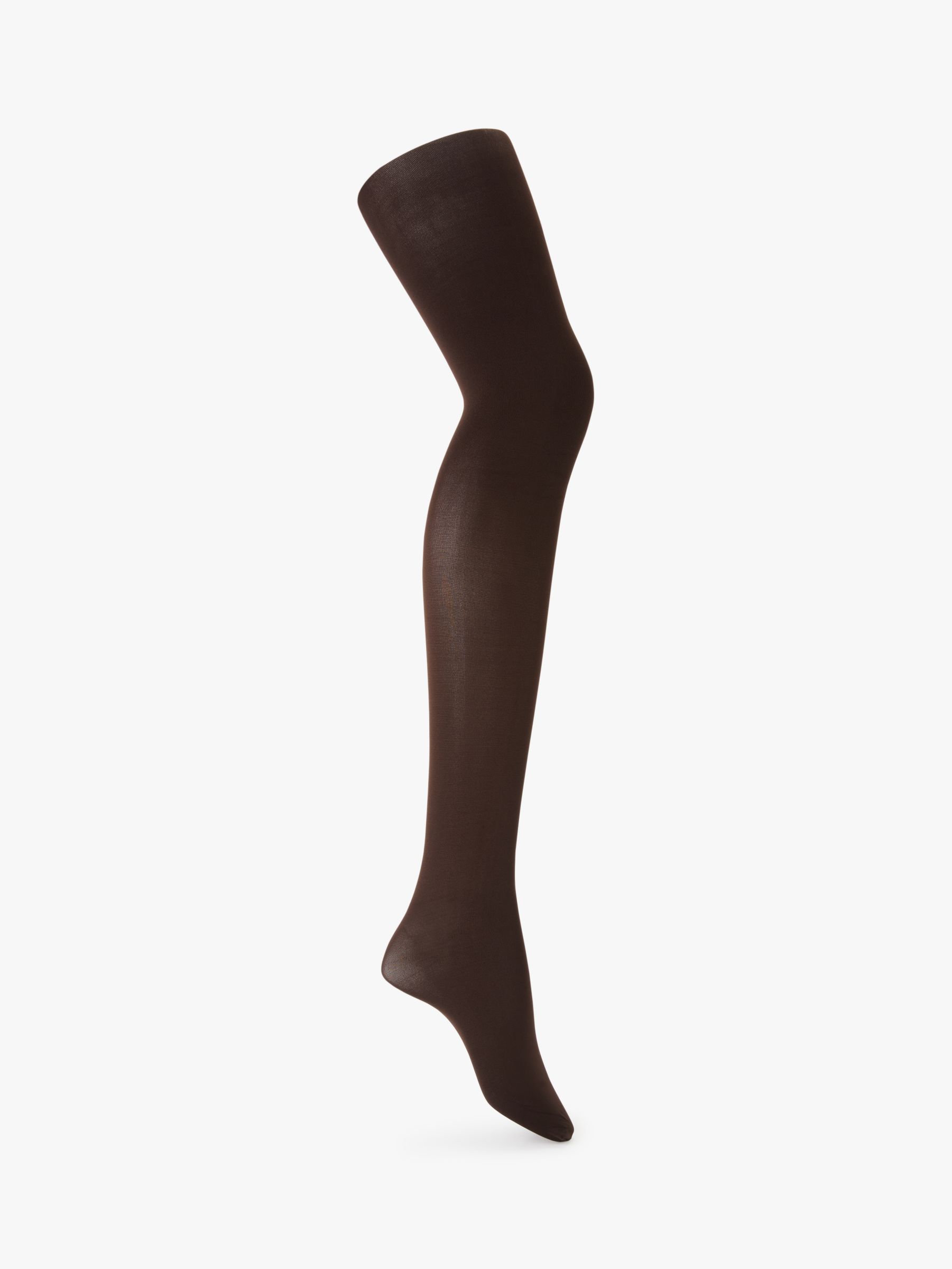 John Lewis Barely There Non-Slip Tights, Nearly Black